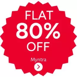 Myntra Flat 80% Off Store