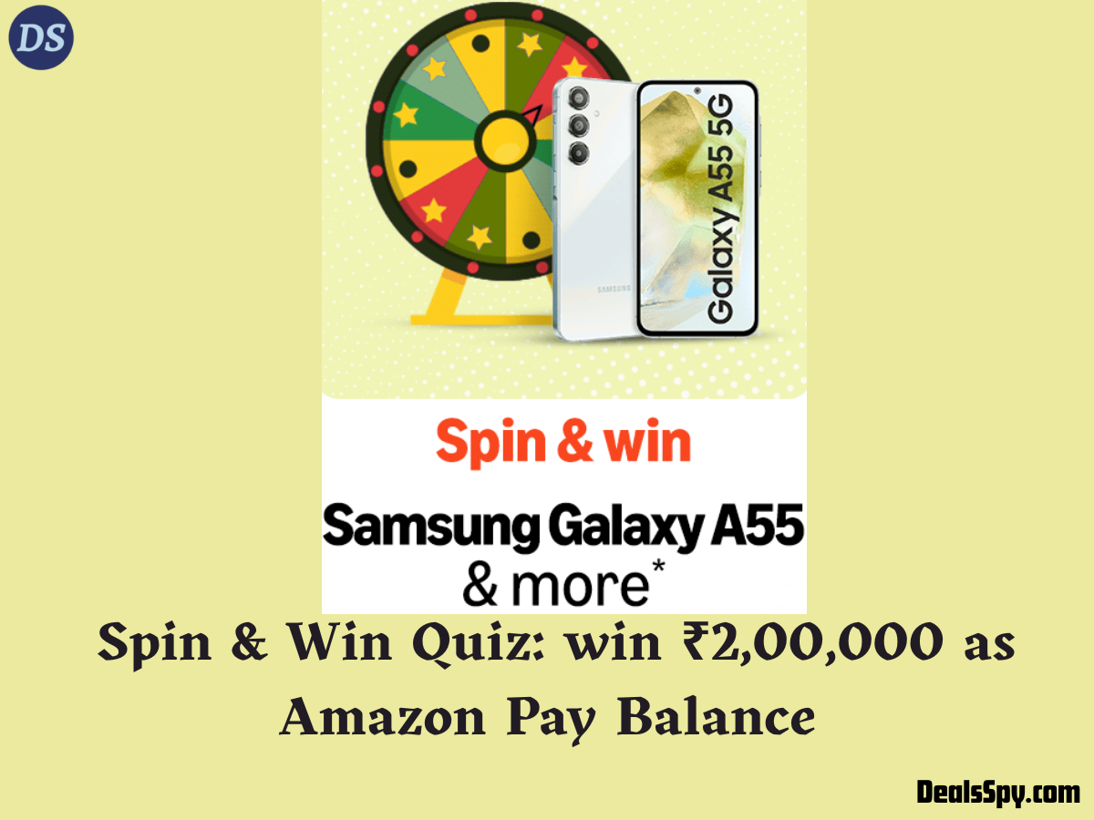 Amazon IQOO Z10 LITE Series Quiz: Spin & win ₹2L as Amazon Pay Balance & more.