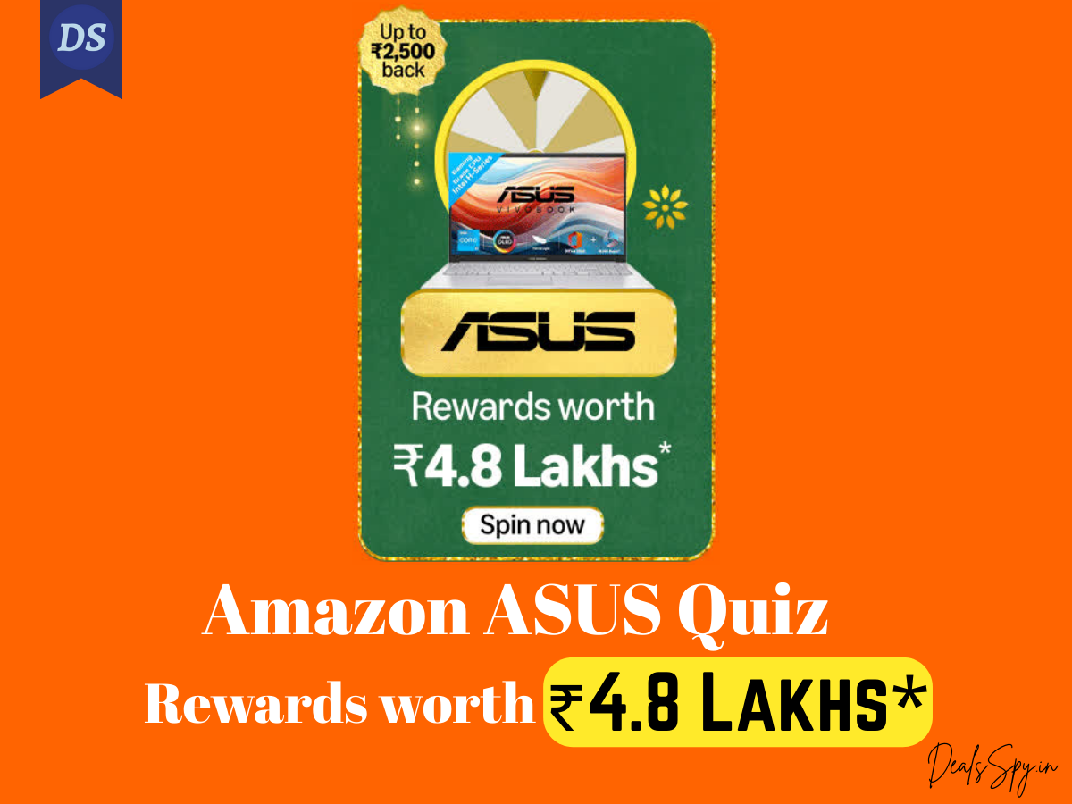Amazon ASUS Quiz: Rewards worth ₹4.8 Lakhs & more