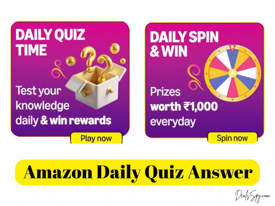 Amazon Quiz - Game of the Day Banners