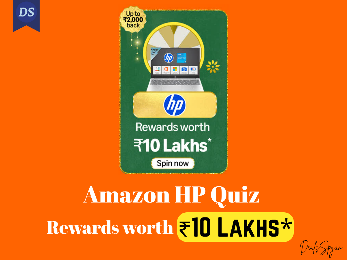 Amazon HP Quiz: Rewards worth ₹10 Lakhs & more