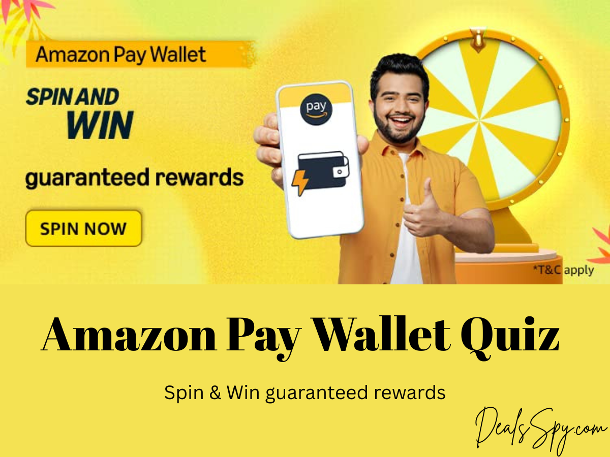 Amazon Pay Wallet Quiz: Spin & Win guaranteed rewards