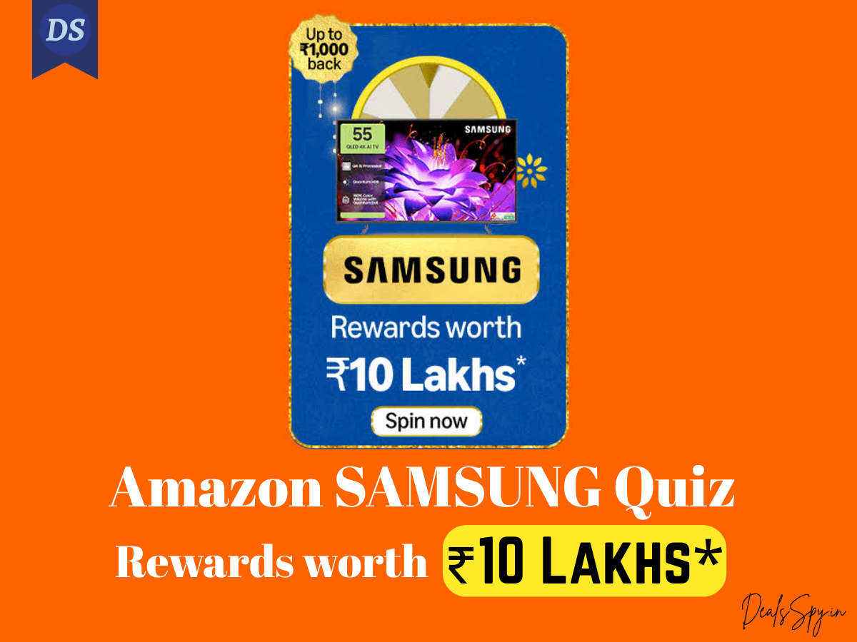 Amazon SAMSUNG Quiz: Rewards worth ₹10 Lakhs & more