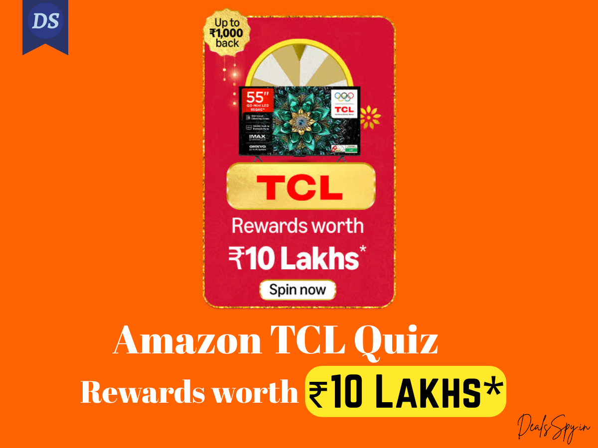 Amazon TCL Quiz: Rewards worth ₹10 Lakhs & more