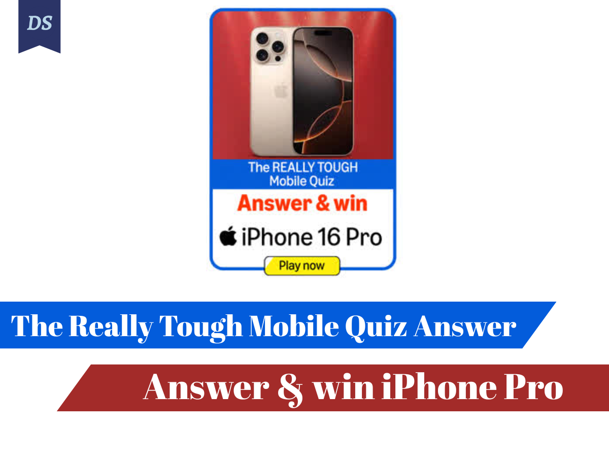 Amazon The Really Tough Mobile Quiz: Answer & win iPhone 16 Pro