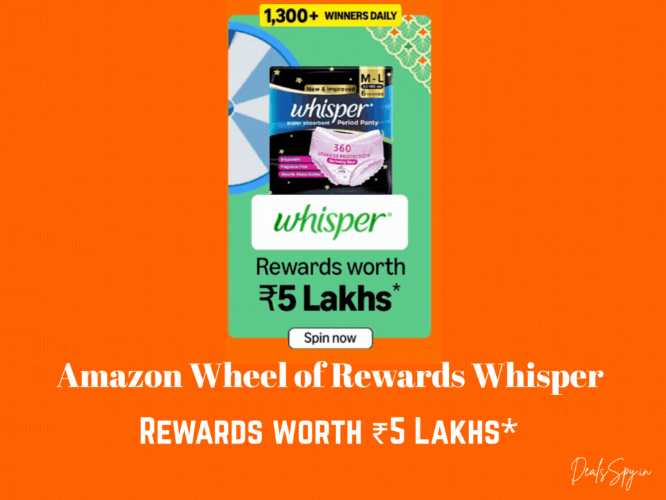 Amazon Wheel of Rewards Whisper Quiz: Rewards Worth ₹5 Lakhs & more