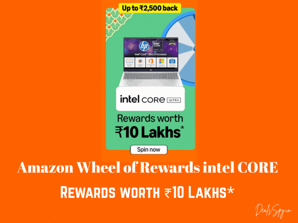 Amazon Wheel of Rewards intel CORE Quiz: Rewards worth ₹10 Lakhs