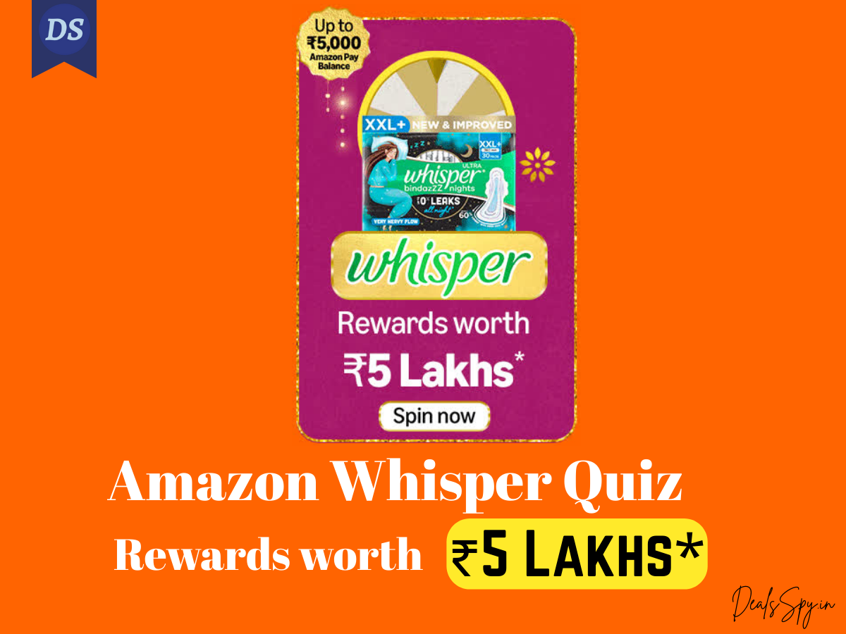 Amazon Whisper Quiz: Rewards worth ₹5 Lakhs & more