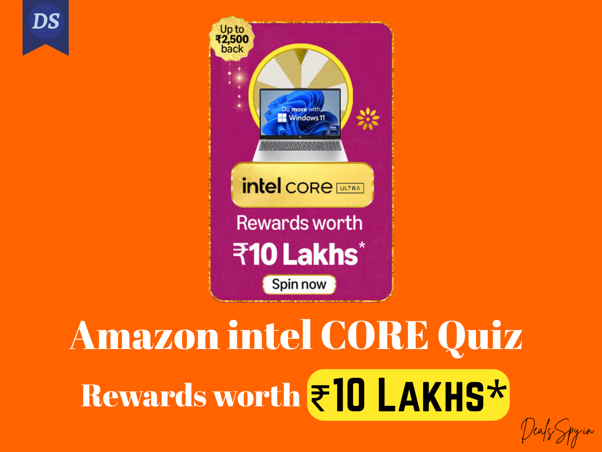 Amazon intel CORE Quiz: Rewards worth ₹10 Lakhs